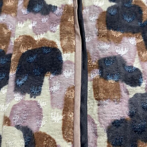 J.Crew Cotton Silk Blend Jaquard Print Short Sleeve Collared Fall Jacket Size 4 - Picture 12 of 13